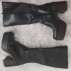 Call It Spring Black Heeled Boots